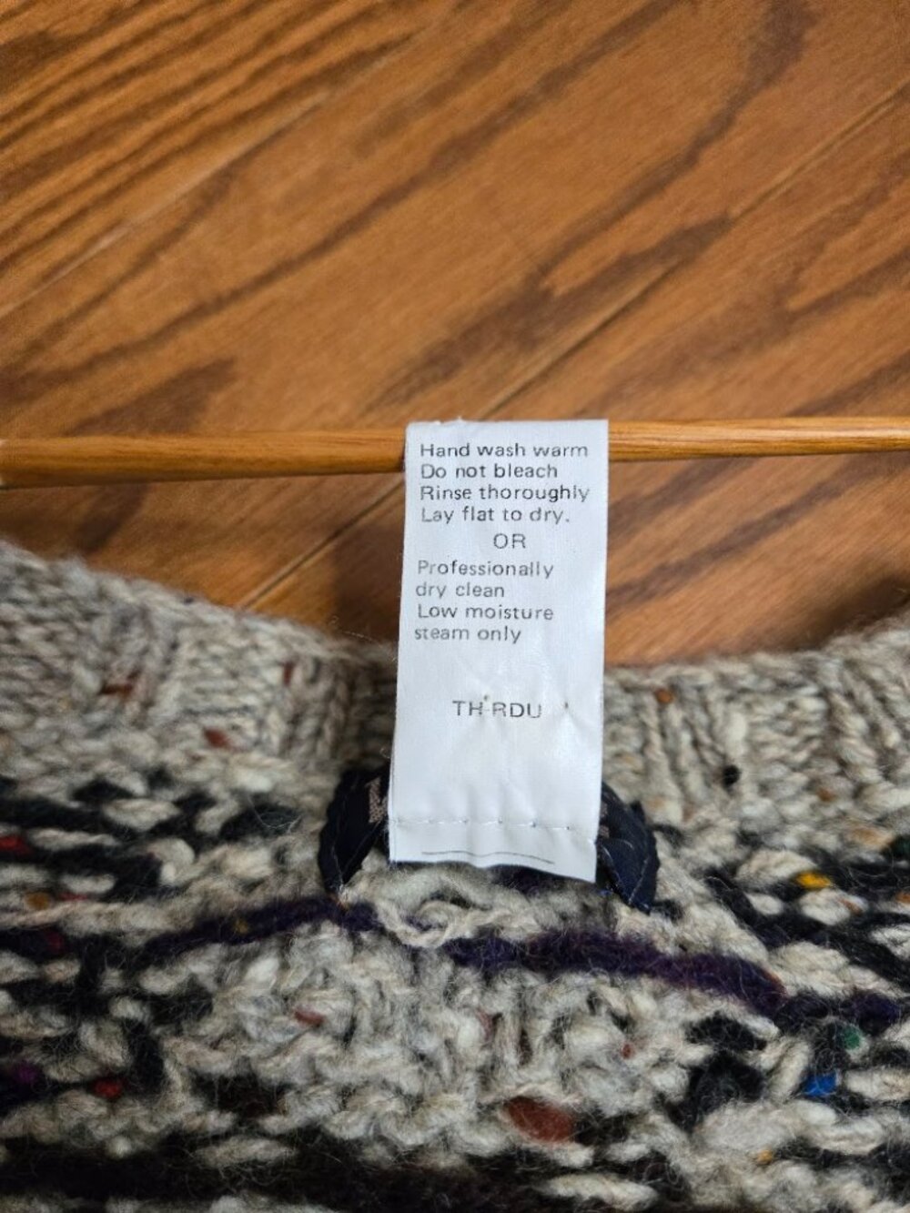 Vintage 80s Woolrich 9611 Fair Isle Nordic Wool Sweater Men’s L - Picture 6 of 7